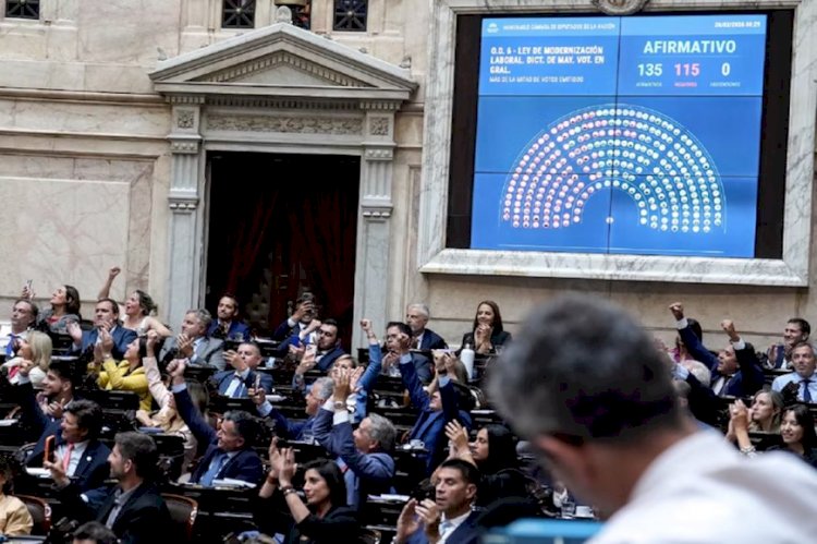 Con cambios, la reforma laboral fue aprobada en Diputados. ¿Cómo votaron los entrerrianos?
