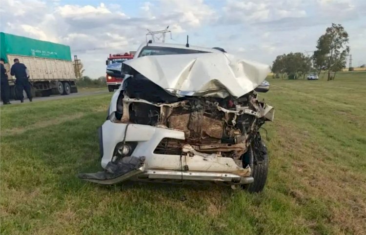 Obrero sufrió amputación de una pierna tras brutal choque cuando trabajaba en Ruta 14