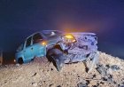 Camioneta embistió de lleno un montículo de tierra en la autovía 18 abandonada