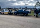 Conductor de camioneta chocó a un motociclista y se fugó. Fue atrapado y dio positivo en el test de alcoholemia