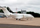 Un jet ejecutivo de alta gama pasó por Concordia