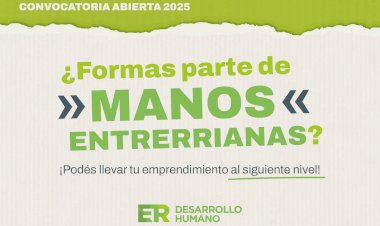 Desarrollo Humano financia proyectos de emprendedores de Manos Entrerrianas