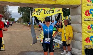 Los concordienses Eduardo Pelichero y Ana Brunini se quedaron con el Duatlón de San Salvador