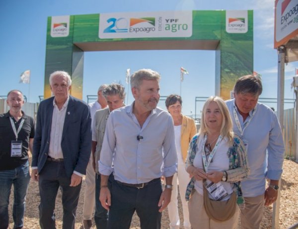 En Expoagro, Frigerio aseguró que “el campo nos va a ayudar a salir adelante”