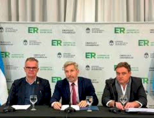 Frigerio anunció una millonaria inversión en maquinaria vial y obras para rutas