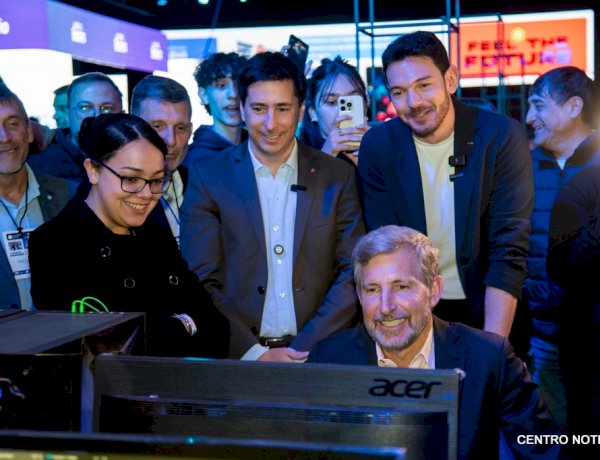Frigerio visitó Campus Party y destacó la formación en inteligencia artificial como política pública de futuro