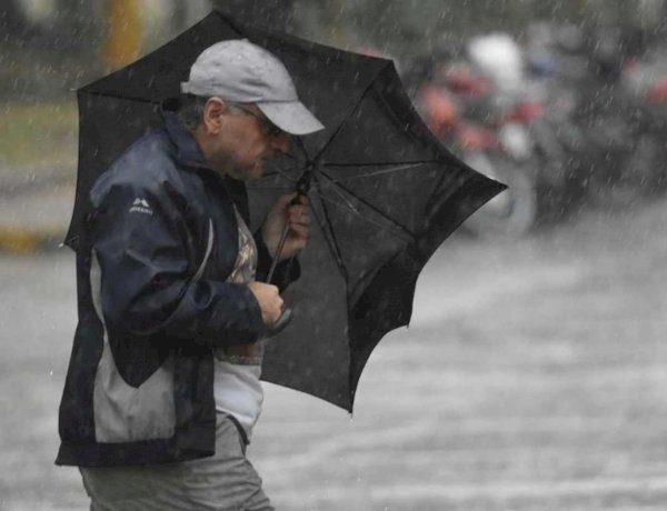 Emitieron alerta amarilla por tormentas. Se esperan lluvias intensas, actividad eléctrica, ráfagas y posible granizo