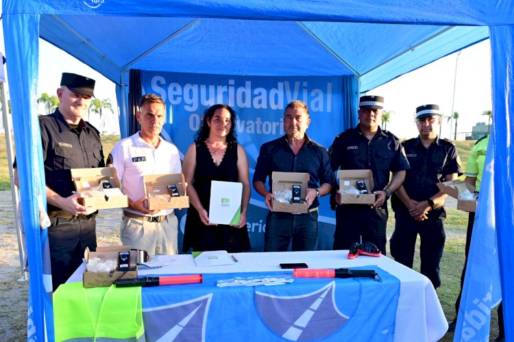 Refuerzan el control vial con nuevos alómetros para la Policía de Entre Ríos