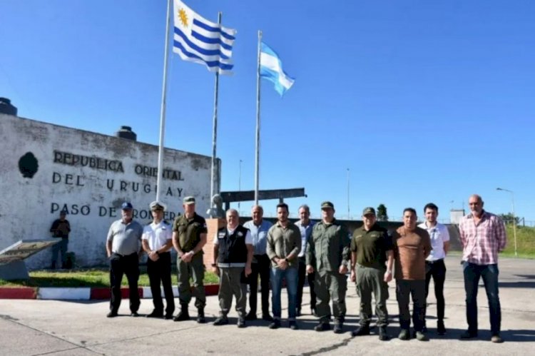 Funcionarios del Ministerio de Seguridad auditaron los tres pasos internacionales hacia Uruguay