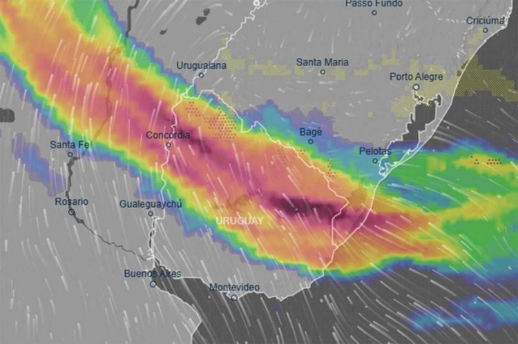 Lluvias de hasta 250 milímetros: meteorólogos brasileños y uruguayos advierten por la llegada de fuertes tormentas