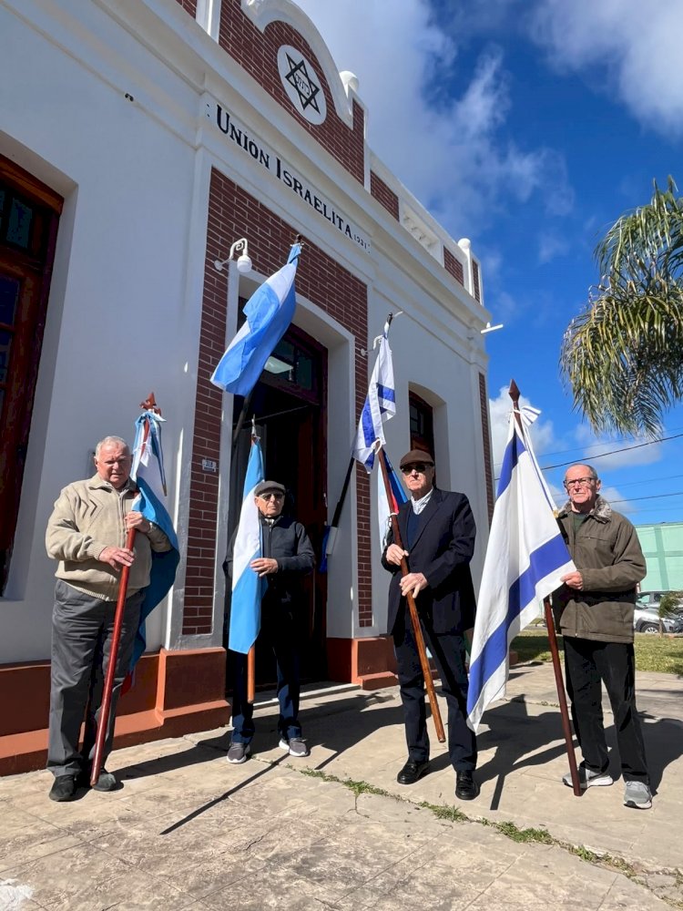100 años de la Unión Israelita  de General Campos con la reinauguración .